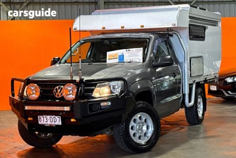 Grey 2013 Volkswagen Amarok Utility Tdi400 (4X4)