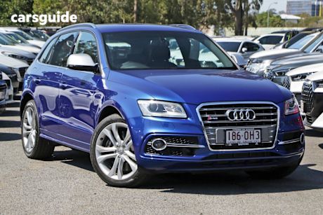Blue 2016 Audi SQ5 SUV TDI 4WD
