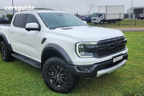 White 2023 Ford Ranger Ute Tray RAPTOR 4X4