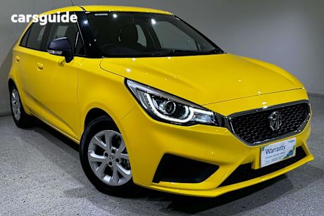 Yellow 2022 MG MG3 Hatch CORE F