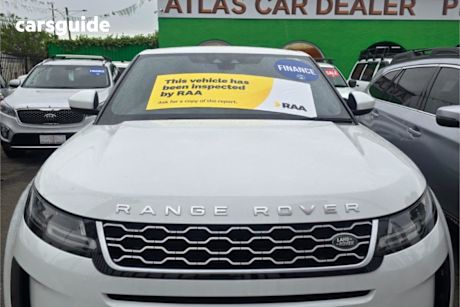 White 2019 Land Rover Range Rover Evoque SUV D180 SE 4X4