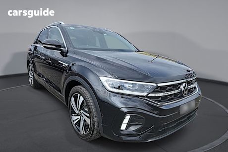 Black 2023 Volkswagen T-ROC SUV 140TSI R-LINE 4WD