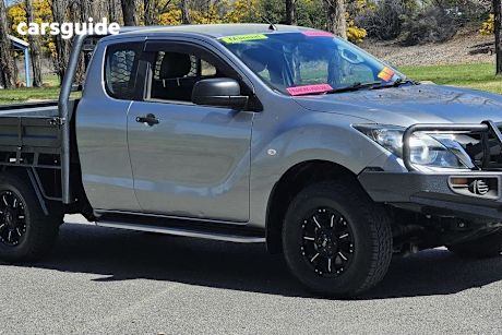 Grey 2015 Mazda BT-50 Freestyle Cab Chassis Xt (4X4)