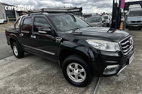 Black 2017 Great Wall Steed Dual Cab Utility (4X4)