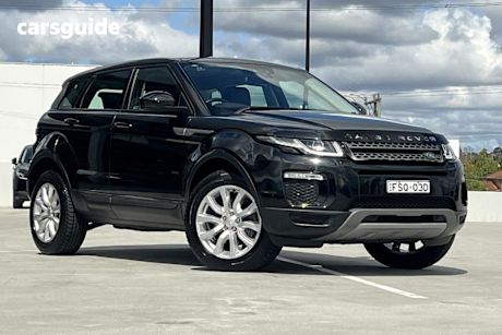 Black 2018 Land Rover Range Rover Evoque Wagon Td4 (110Kw) Se