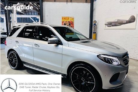 Silver 2016 Mercedes-Benz GLE-Class SUV GLE250 D 4WD