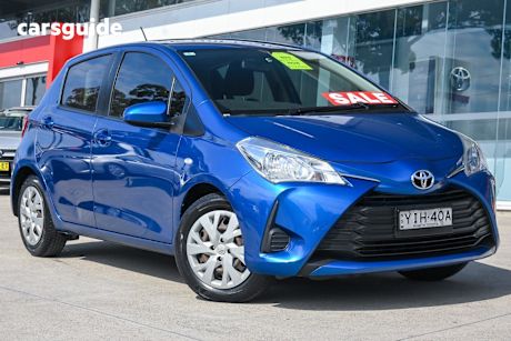 Blue 2018 Toyota Yaris Hatchback Ascent
