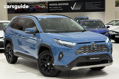 Blue 2025 Toyota RAV4 SUV CRUISER F