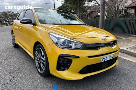 Yellow 2020 Kia RIO Hatchback Gt-Line
