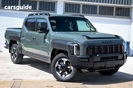 Green 2025 Kia Tasman Ute Tray X-LINE 4X4