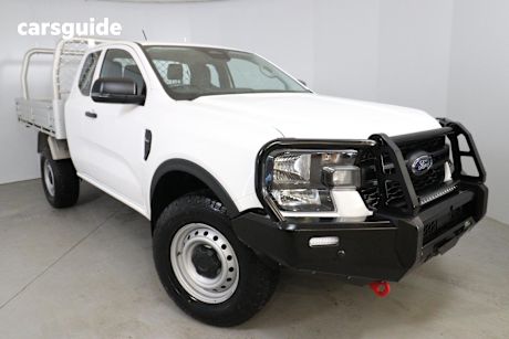 White 2023 Ford Ranger Ute Tray XL 4X4