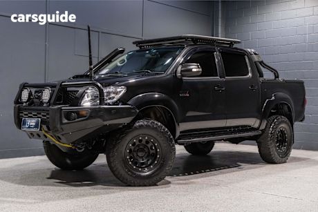 Black 2014 Toyota Hilux Ute Tray SR5 4X4
