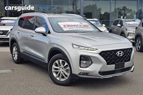 Silver 2020 Hyundai Santa FE SUV ACTIVE 4X4