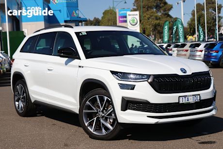 White 2024 Skoda Kodiaq SUV SPORTLINE 4X4