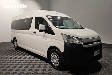 White 2023 Toyota HiAce Van Slwb