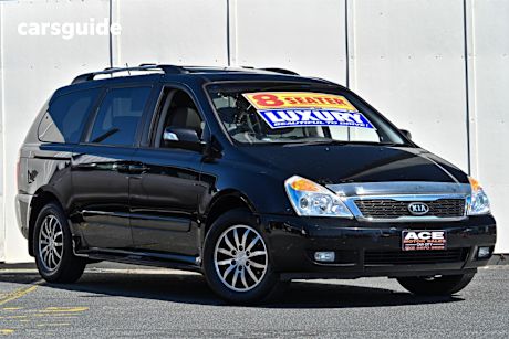 Black 2012 Kia Grand Carnival SUV PLATINUM F