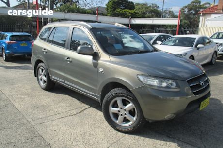 Grey 2009 Hyundai Santa FE Wagon Slx Crdi (4X4)