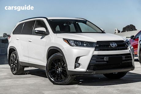 White 2019 Toyota Kluger Wagon Gxl Black Edition (2Wd)