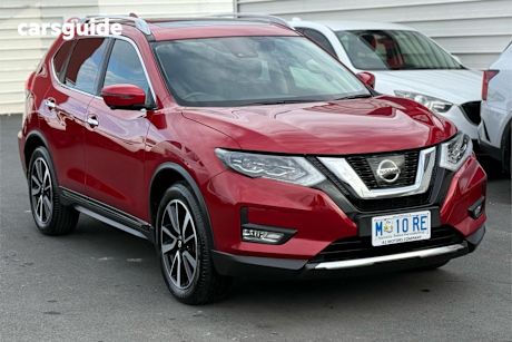 Red 2018 Nissan X-Trail Wagon Ti (4Wd)