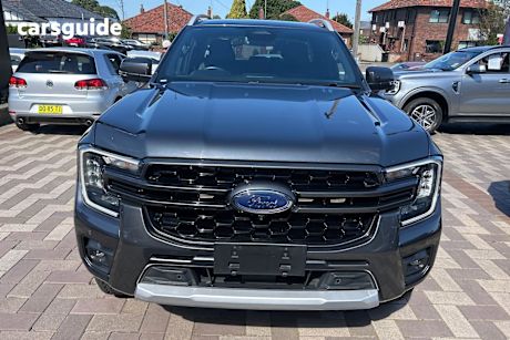 Grey 2023 Ford Ranger Double Cab Pick Up Wildtrak 2.0 (4X4)