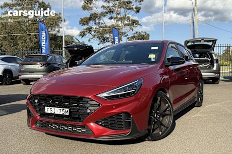 Red 2024 Hyundai I30 Hatchback N