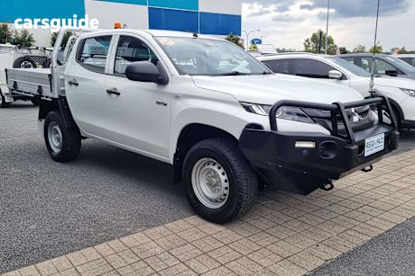 White 2020 Mitsubishi Triton Ute Tray GLX 4X4