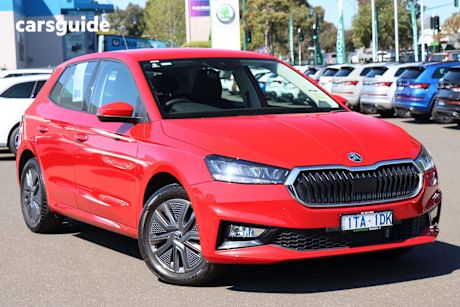 Red 2024 Skoda Fabia Hatch 85TSI SELECT F