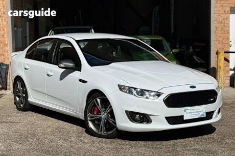White 2015 Ford Falcon Sedan XR8 FG X