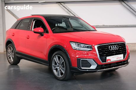 Red 2018 Audi Q2 SUV DESIGN F