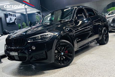 Black 2018 BMW X6 SUV XDRIVE40D 4X4