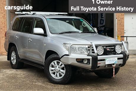 Silver 2008 Toyota Landcruiser Wagon Sahara (4X4)