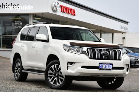 White 2019 Toyota Landcruiser Prado Wagon Vx (4X4)