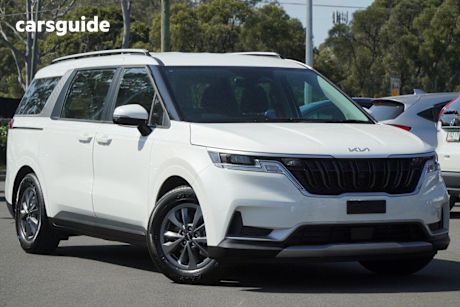 White 2022 Kia Carnival SUV S F