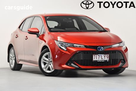 Red 2020 Toyota Corolla Hatch ASCENT SPORT HYBRID F