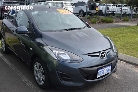 Grey 2011 Mazda 2 Hatchback Neo
