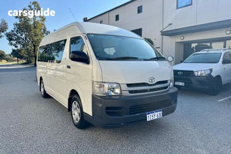 White 2008 Toyota HiAce OtherCar COMMUTER KDH223R MY07 UPGRADE