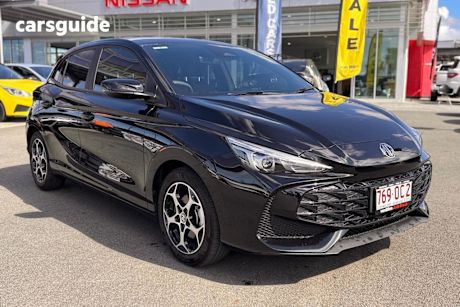 Black 2024 MG MG3 Hatchback Excite (With Navigation)