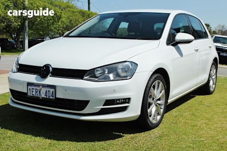 White 2015 Volkswagen Golf Hatchback 103 Tsi Highline