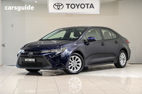 Blue 2021 Toyota Corolla Sedan SX F