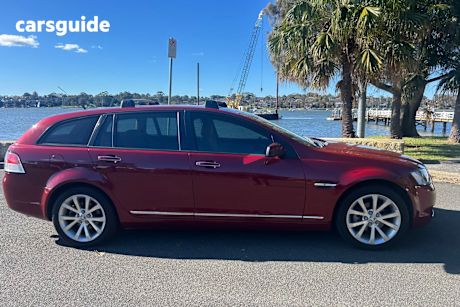 Red 2008 Holden Calais Sportswagon V