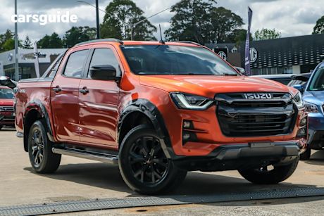 Orange 2023 Isuzu D-MAX Ute Tray X-TERRAIN 4X4