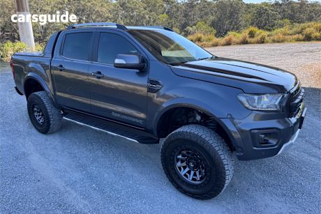 Grey 2020 Ford Ranger Double Cab Pick Up Wildtrak 2.0 (4X4)