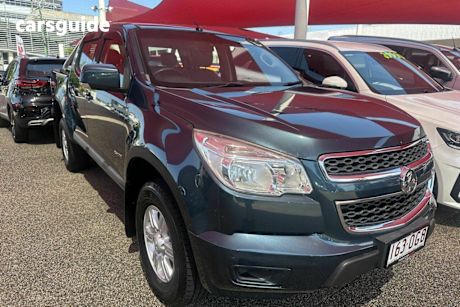 Blue 2014 Holden Colorado Crew Cab Pickup Lx (4X4)