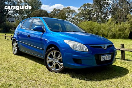 Blue 2008 Hyundai I30 Hatchback Sx