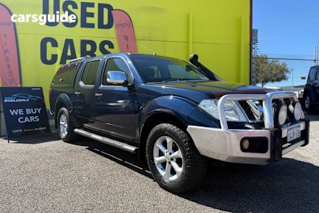 Blue 2011 Nissan Navara Ute Tray ST-X 4X4