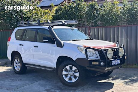 White 2010 Toyota Landcruiser SUV PRADO GX (4X4) KDJ150R