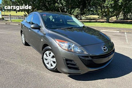 Grey 2010 Mazda 3 Sedan Neo