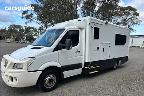 White 2011 Mercedes-Benz Sprinter Ute Tray 519CDI R