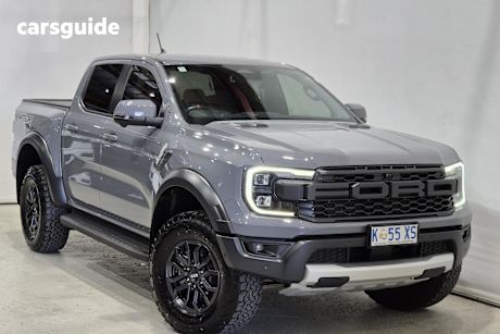 Grey 2023 Ford Ranger Ute Tray RAPTOR 4X4