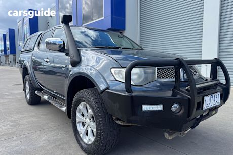 Grey 2010 Mitsubishi Triton Ute Tray GLX-R 4X4